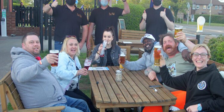 Cheers all round as local pubs re-open!