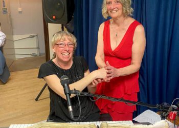 Charity ballroom dancers return to the floor