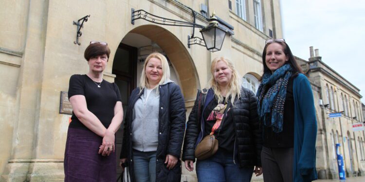 Привіт! (That’s hello in Ukrainian!) Melksham welcomes its first Ukrainian family
