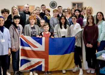 English lessons for Ukrainian refugees