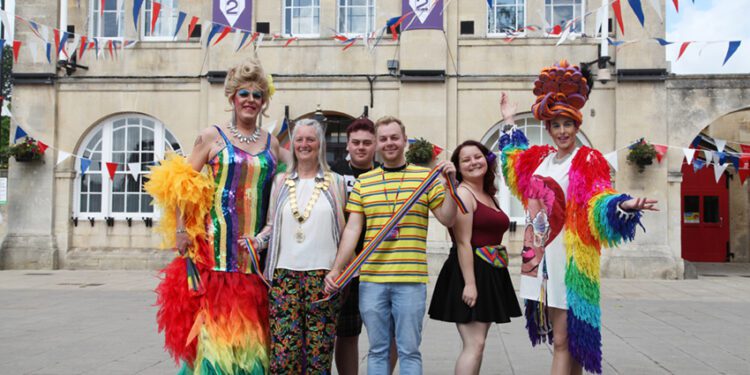 Proud day for Melksham!  First ever LGBT Pride Festival is hailed ‘incredible success’