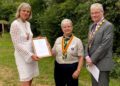 Scout leader’s award for exceptional service