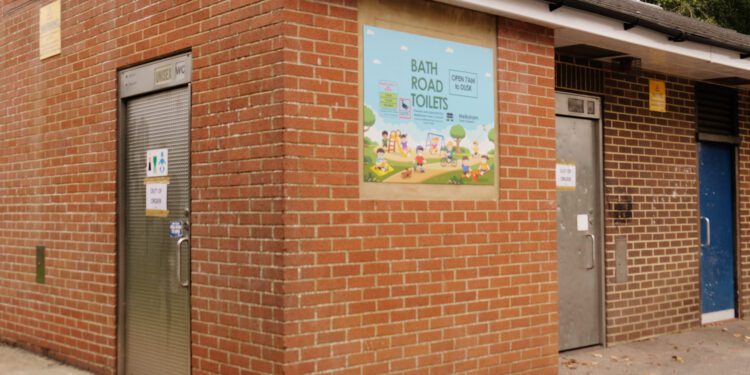 No park toilets available as Bath Road facilities are closed