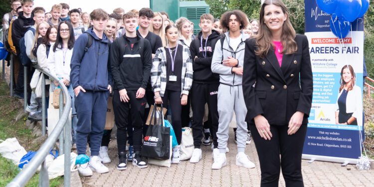 Melksham Oak students attend Wiltshire’s biggest careers fair