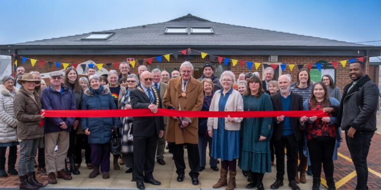 Fanfare for opening of new village hall