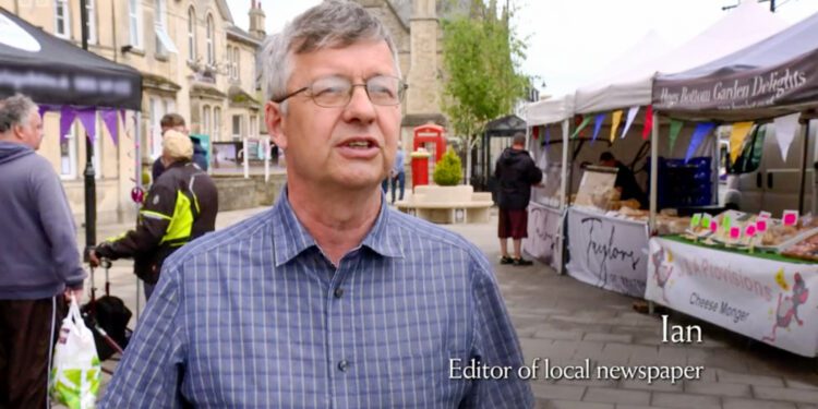 Melksham’s market appears on TV!