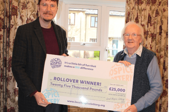Melksham resident’s £25,000 jackpot in Dorothy House Hospice’s Lottery