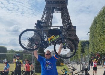 London to Paris on a bike – local man’s charity mission