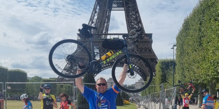 London to Paris on a bike – local man’s charity mission
