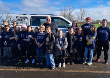 Melksham girls’ football team raises more than £1,000 for local charity