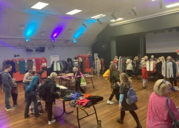 Fashionably eco-friendly – town’s first clothes swap event hailed as ‘huge success’