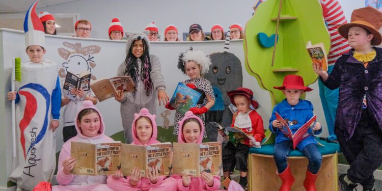 Children and teachers transform into literary characters for World Book Day
