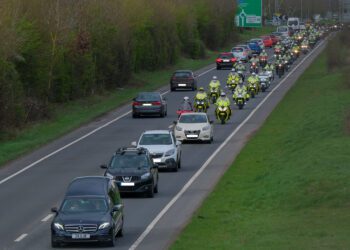 Funeral procession of 108 motorbikes pays tribute to  ‘community-minded’ volunteer