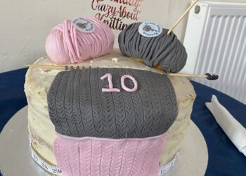 Knit and purl for a decade – local group celebrates 10 years of crafting together