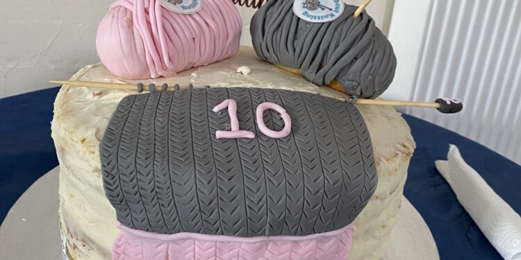 Knit and purl for a decade – local group celebrates 10 years of crafting together