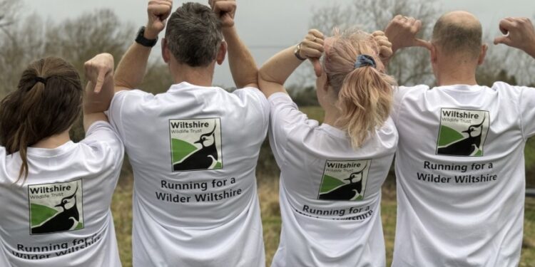 Wildlife Trust team tackle Bath Half for care farm