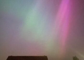 Spectacular display of Northern Lights seen in Melksham