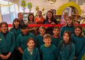 Children’s author opens school’s new library
