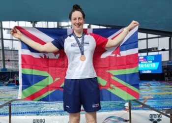 Swimming teacher shines for Great Britain in European Championships