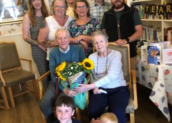 Magical reunion  of couple married for  over 70 years