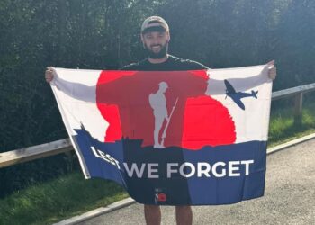 Veteran runs five miles a day for Royal British Legion