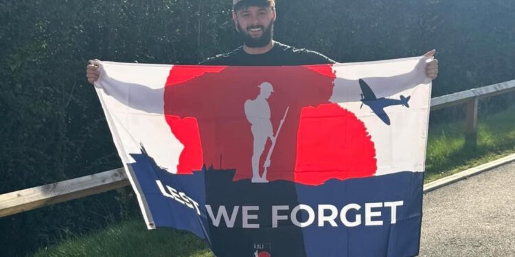 Veteran runs five miles a day for Royal British Legion