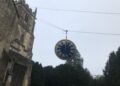 Clock face safely returned to St Michael’s church tower