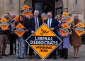 Local Liberal Democrats welcome Sir Ed Davey to Melksham