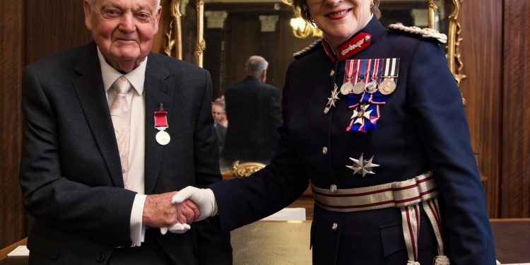 Football stalwart Mick Perrin receives BEM for decades of service