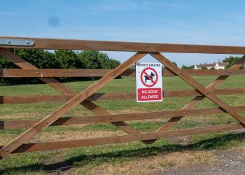‘No dogs’ signs installed at Forest Community Centre after rise in dog fouling