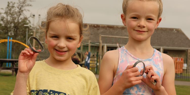 Young runners celebrate junior parkrun milestone