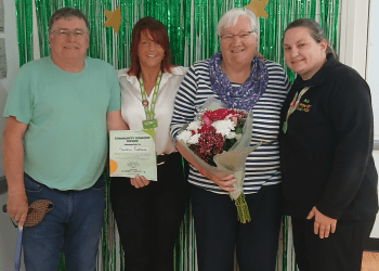 Food bank volunteers honoured with community award