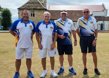 Avon Bowls club welcomes president for special celebration match