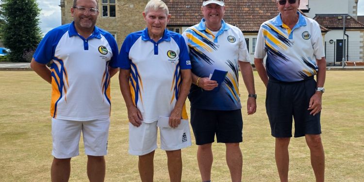 Avon Bowls club welcomes president for special celebration match