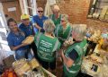 Larder volunteers shine in new high-vis vests from Lions Club