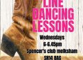 Line dancing lessons at Spencer’s