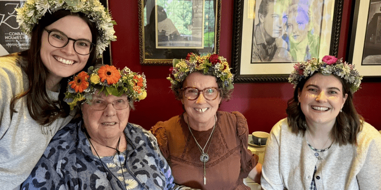 Music and memories shared at care home’s Woodstock-themed event