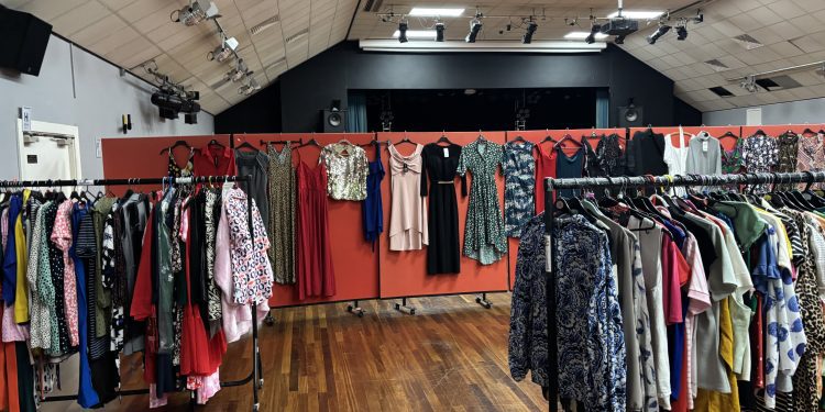 Residents join the sustainable fashion movement with popular clothes swap