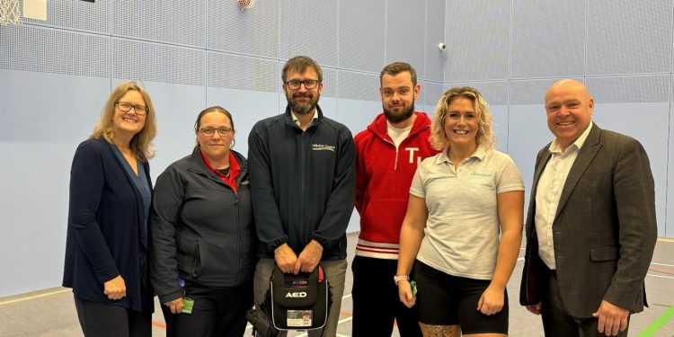 Campus staff praised for saving man’s life