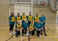 Walking netball team play fun mini tournament