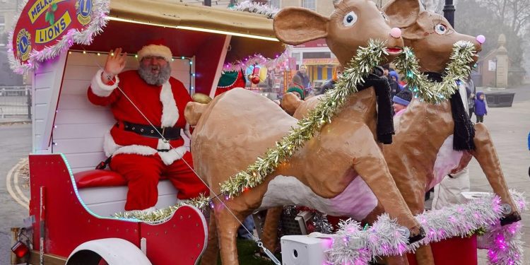 Father Christmas starts fundraising journey around Melksham