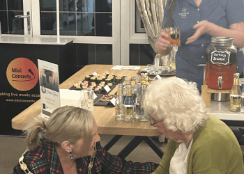 Care home residents help launch bespoke gin
