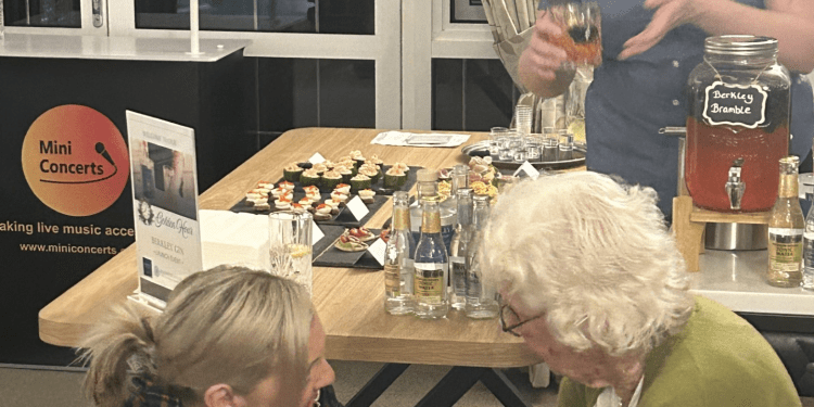 Care home residents help launch bespoke gin