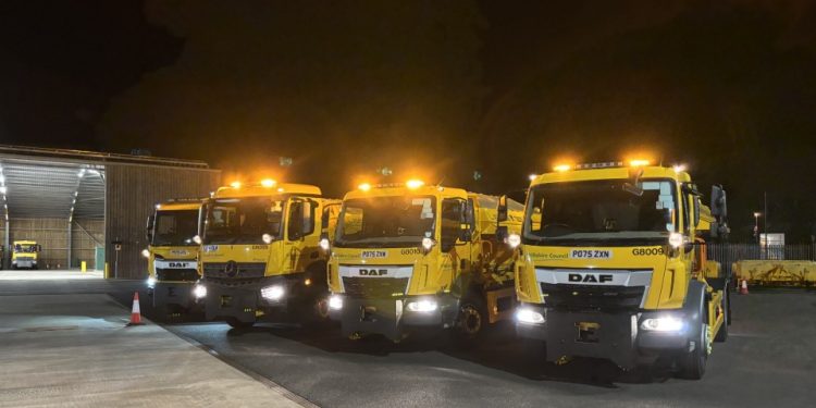 Which Wiltshire roads will be gritted tonight?