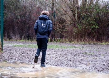 Frustration over muddy section of school route