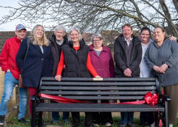 Memorial bench dedicated to Melksham woman