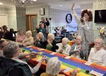 Care home residents enjoy vibrant bingo night