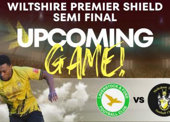 Melksham Town in semi-final action