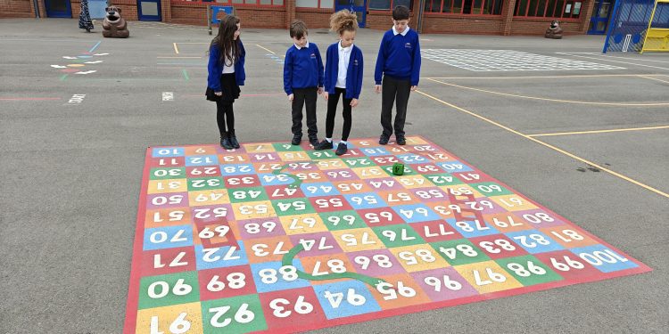 Young entrepreneurs raise funds for playground makeover