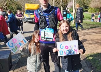 Garage owner raises over £1,300 in half marathon